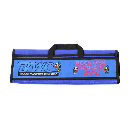 Blue Water Candy 6 Pocket Roll Up Bag