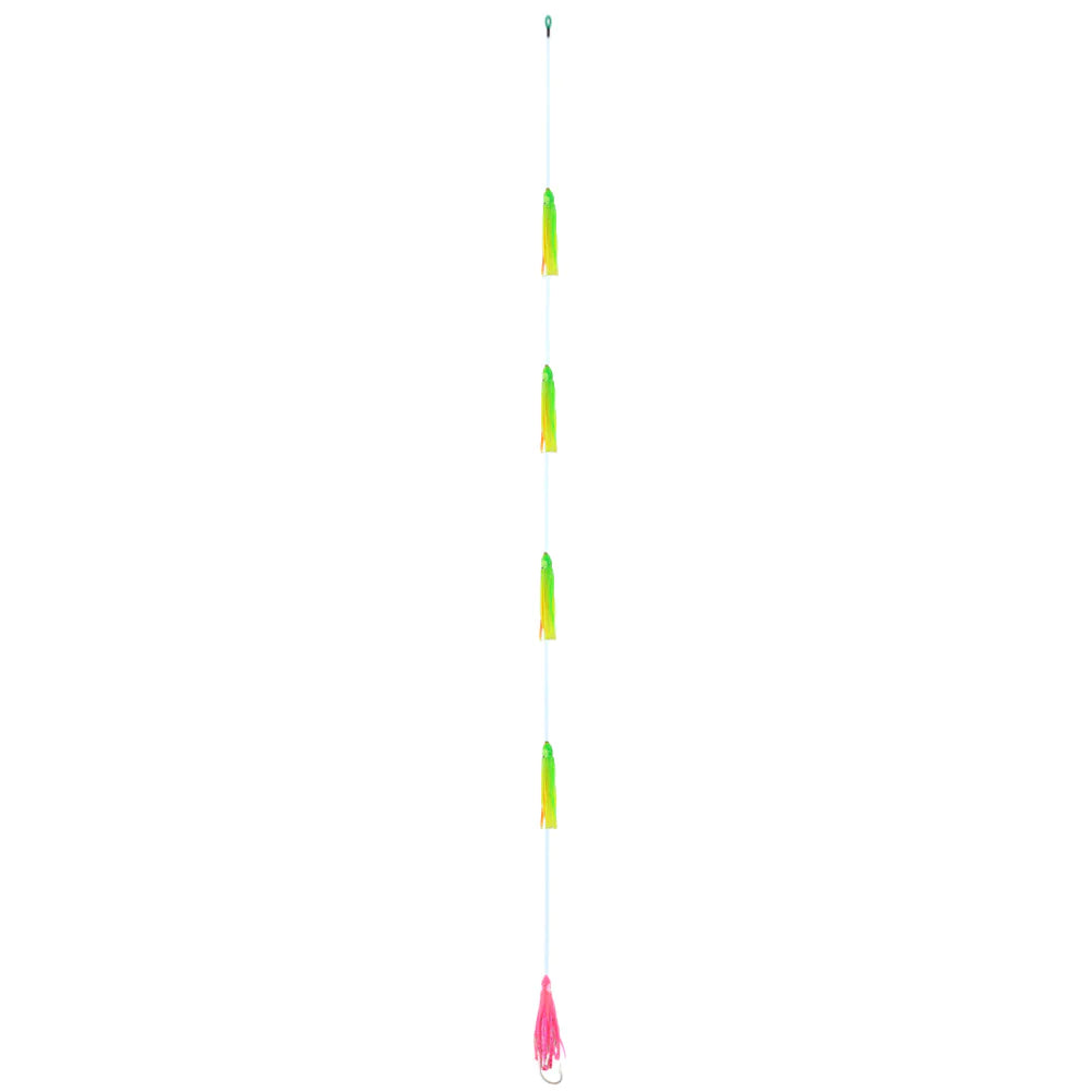 Lotto 10 Spreader Bars Daisy Chain 15 Shell Bulb Squid – Colori Rainbow – Per Pesca In Mare - Foto 3