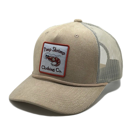 Pimp Shrimp Corduroy Trucker Hat