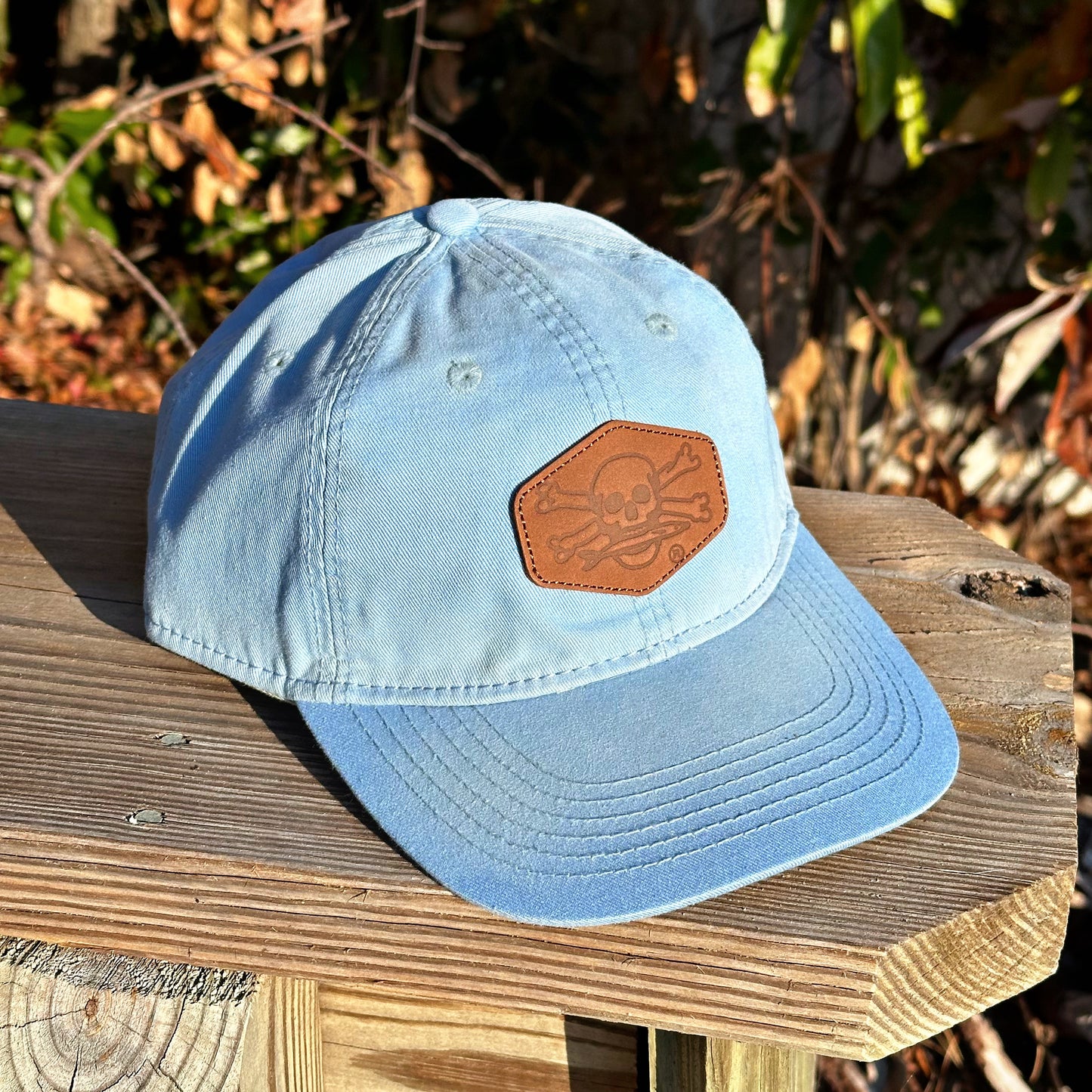 Calcutta Twill Hat With Leather Patch