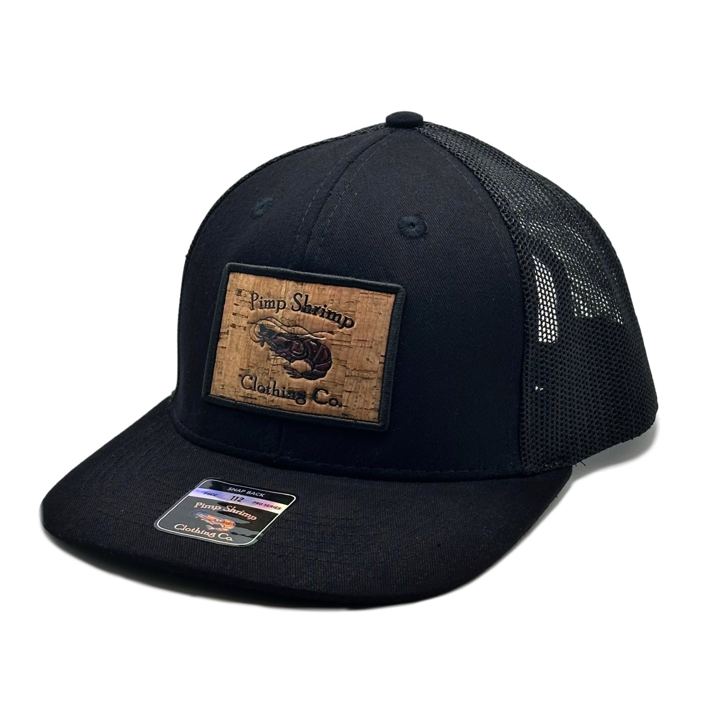 Pimp Shrimp Pitch Black Trucker Hat