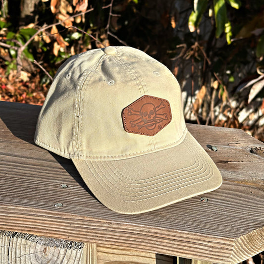 Calcutta Twill Hat With Leather Patch